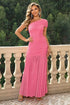 'Maelys' One-Shoulder Ruched Maxi Dress - Celes Fashion